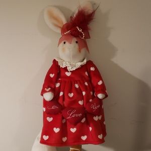 decorative stuffy bunny